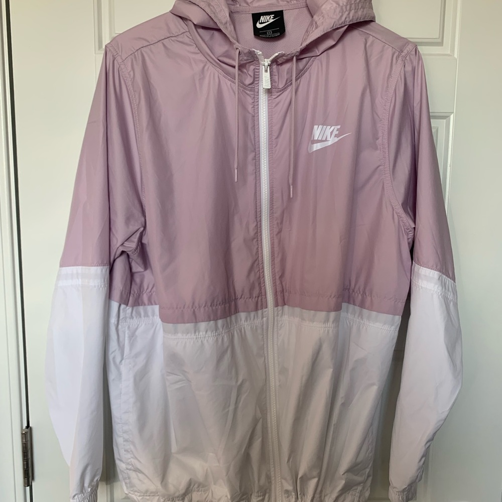 Nike Purple/White Full-Zip Windbreaker